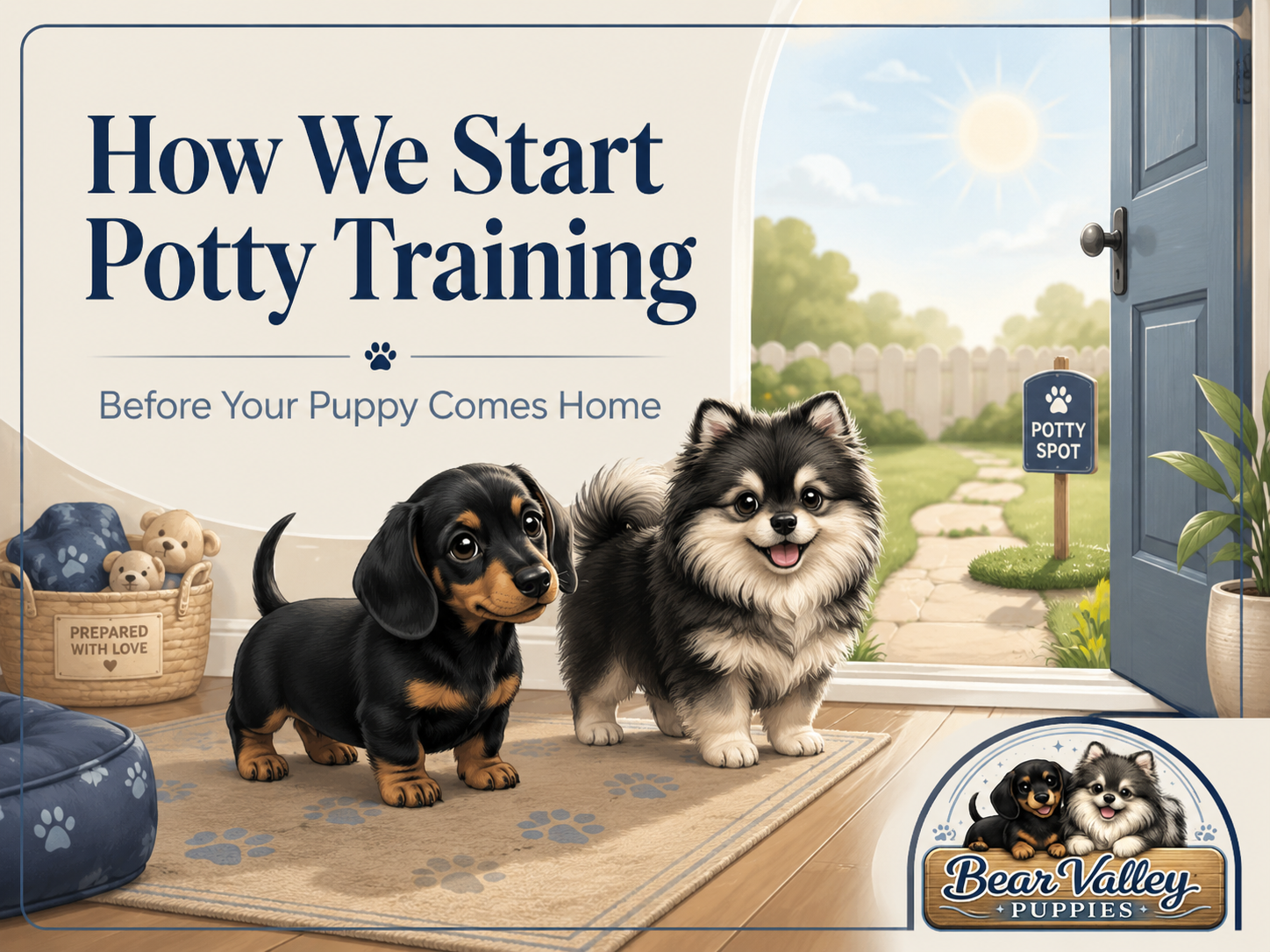How We Start Potty Training (Before Your Puppy Comes Home)